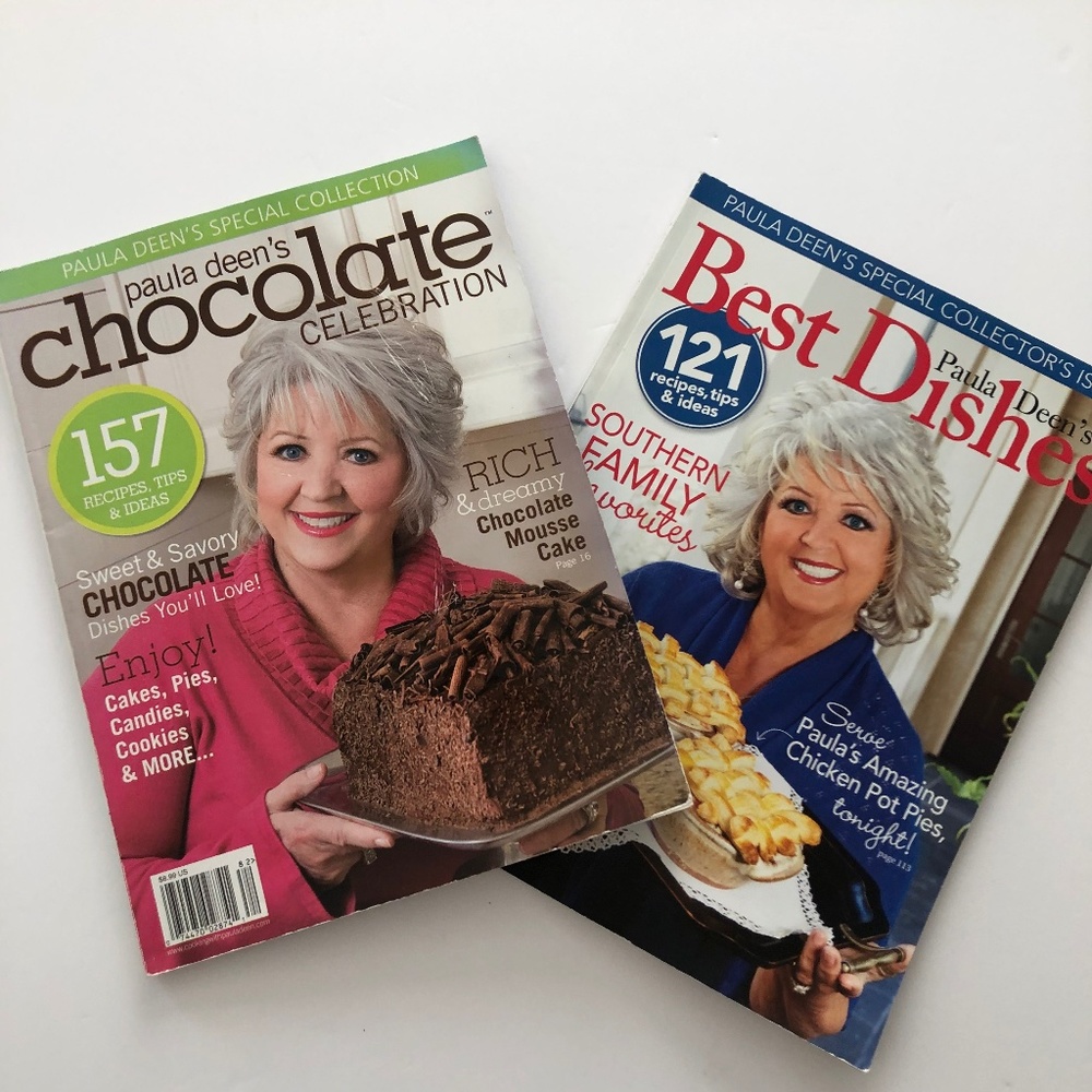 3/$15 2 Paula Deen's Special Collection Chocolate Celebration & Best Dishes